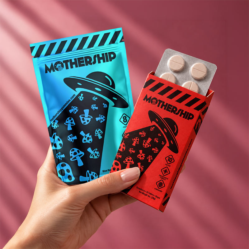 Mothership Mushroom Gummies and Tablets