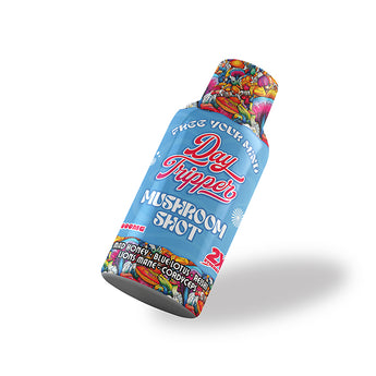 Front of Day Tripper Magic Mushroom Syrup is a 60ml bottle packed with potent nootropics and a fruity magic mushroom blend.