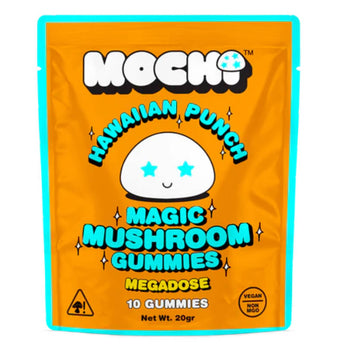 Mochi Megadose Mushroom Gummies Hawaiian Punch Flavor