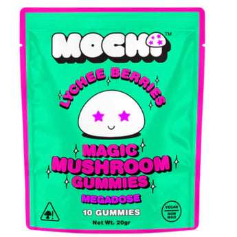 Mochi Megadose Mushroom Gummies Lychee Berries