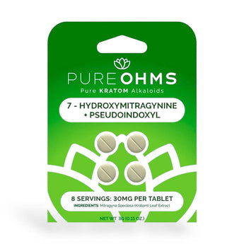 Pure OHMS tablets come with 4 tablets and 8 servings per package. 