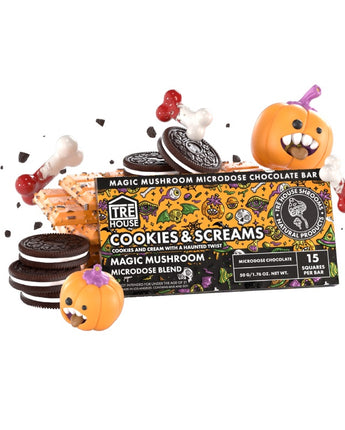 a photo to buy trehouse shroom chocolates Halloween themed