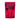 The back of a bright red and black stand-up pouch mushroom gummies package, featuring the brand name 'MOTHERSHIP' in large letters, a black alien graphic, a 'Product Facts' panel with nutrition information, and warning-style black diagonal stripes near the top and bottom.