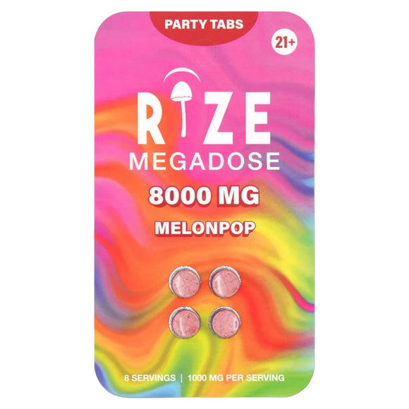 Rize Party Tabs Melon Pop four count blister pack