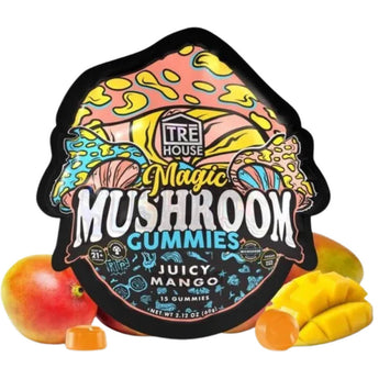 Vegan Sour Apple Magic Mushroom Gummies pack.