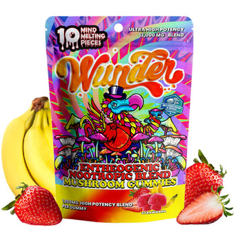 Wunder Nootropic Mushroom Gummies - Strawnana